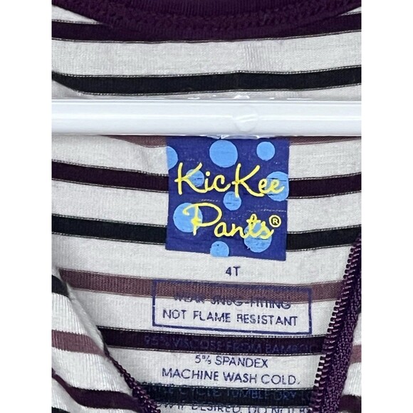 KicKee Pants Tuscan Vineyard Stripe Size 4T - Picture 3 of 3